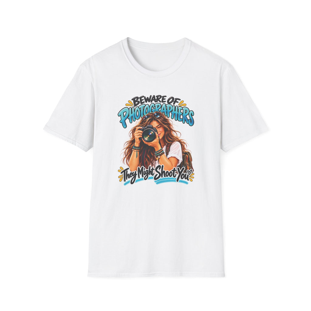 Beware of Photographers – They Might Shoot You | Funny Photographer T-Shirt