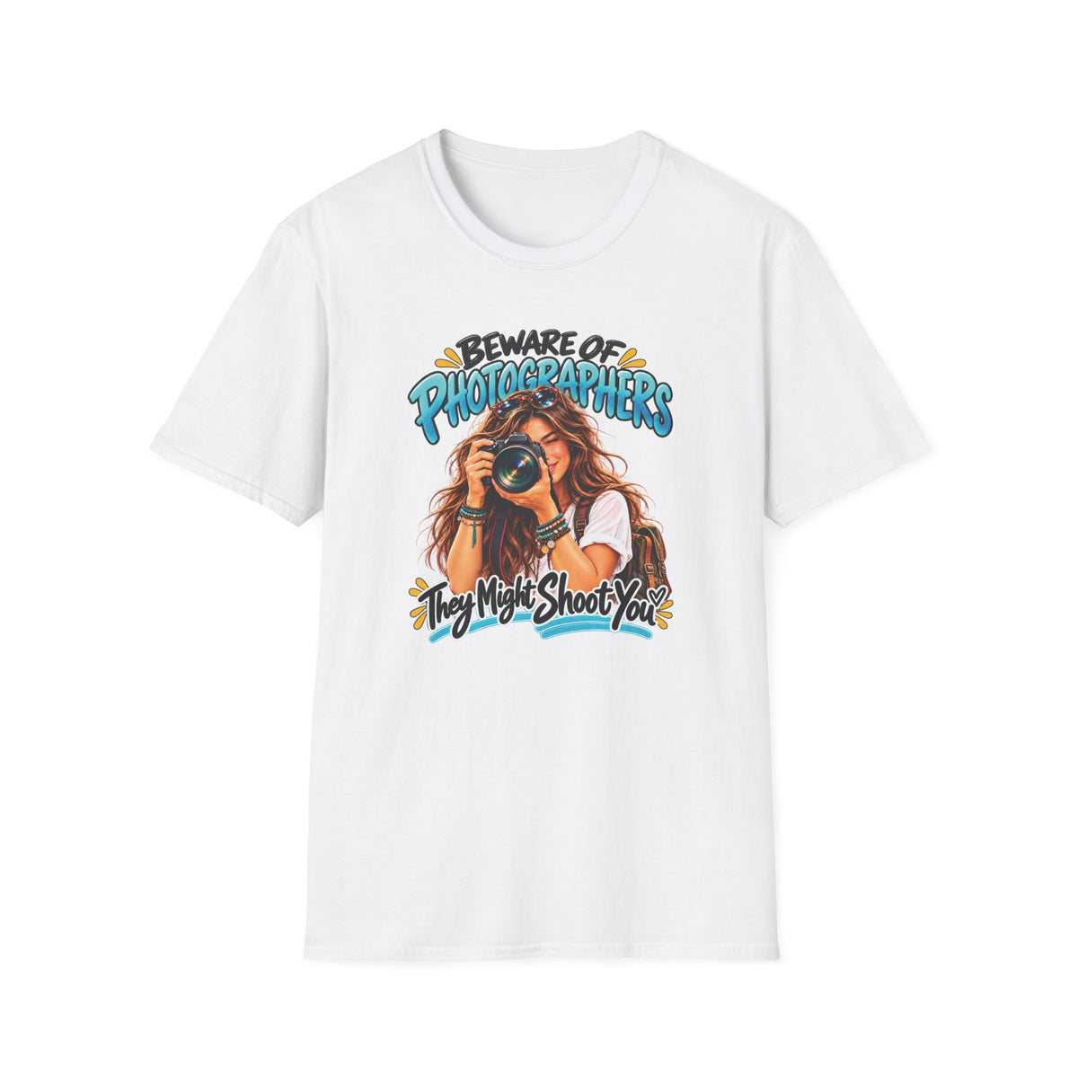 Beware of Photographers – They Might Shoot You | Funny Photographer T-Shirt