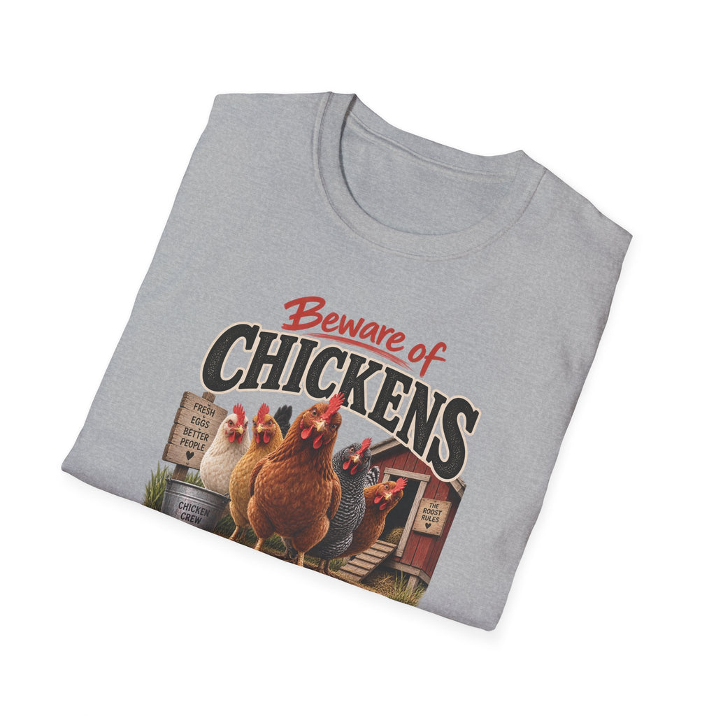 Beware of Chickens – They’ll Make You Come Home to Roost | Funny Chicken T-Shirt