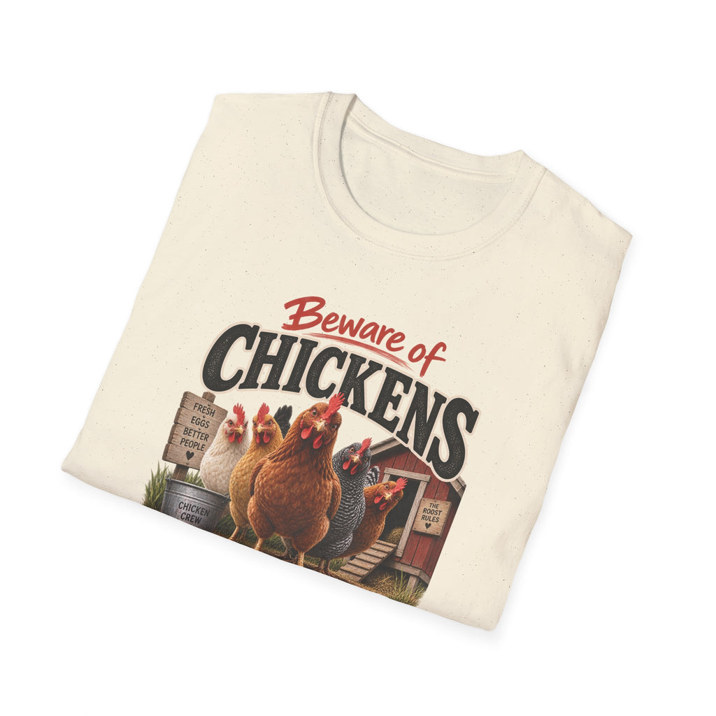 Beware of Chickens – They’ll Make You Come Home to Roost | Funny Chicken T-Shirt