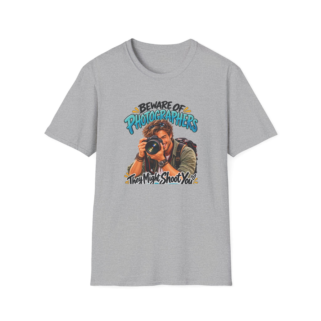 Copy of Beware of Photographers – They Might Shoot You | Funny Photographer T-Shirt