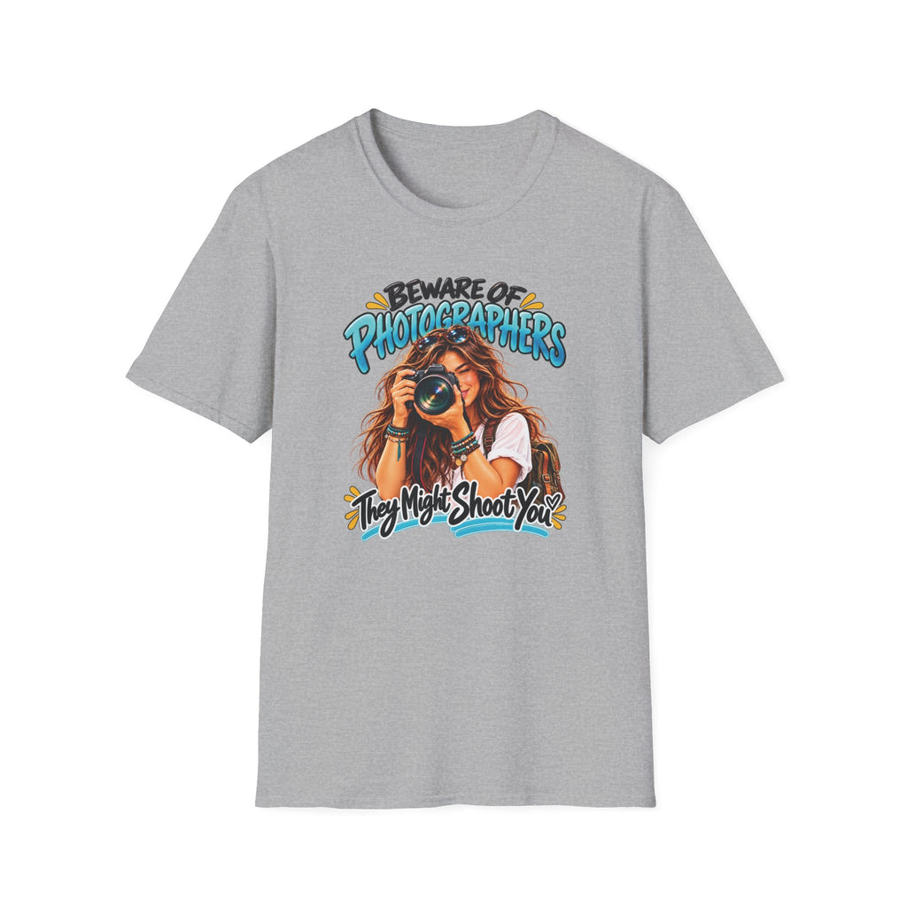 Beware of Photographers – They Might Shoot You | Funny Photographer T-Shirt