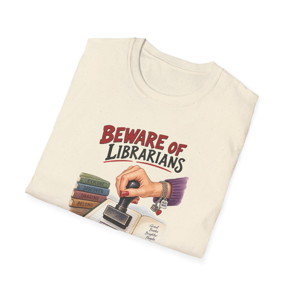 Beware of Librarians – They’ll Be Checking You Out | Funny Librarian T-Shirt