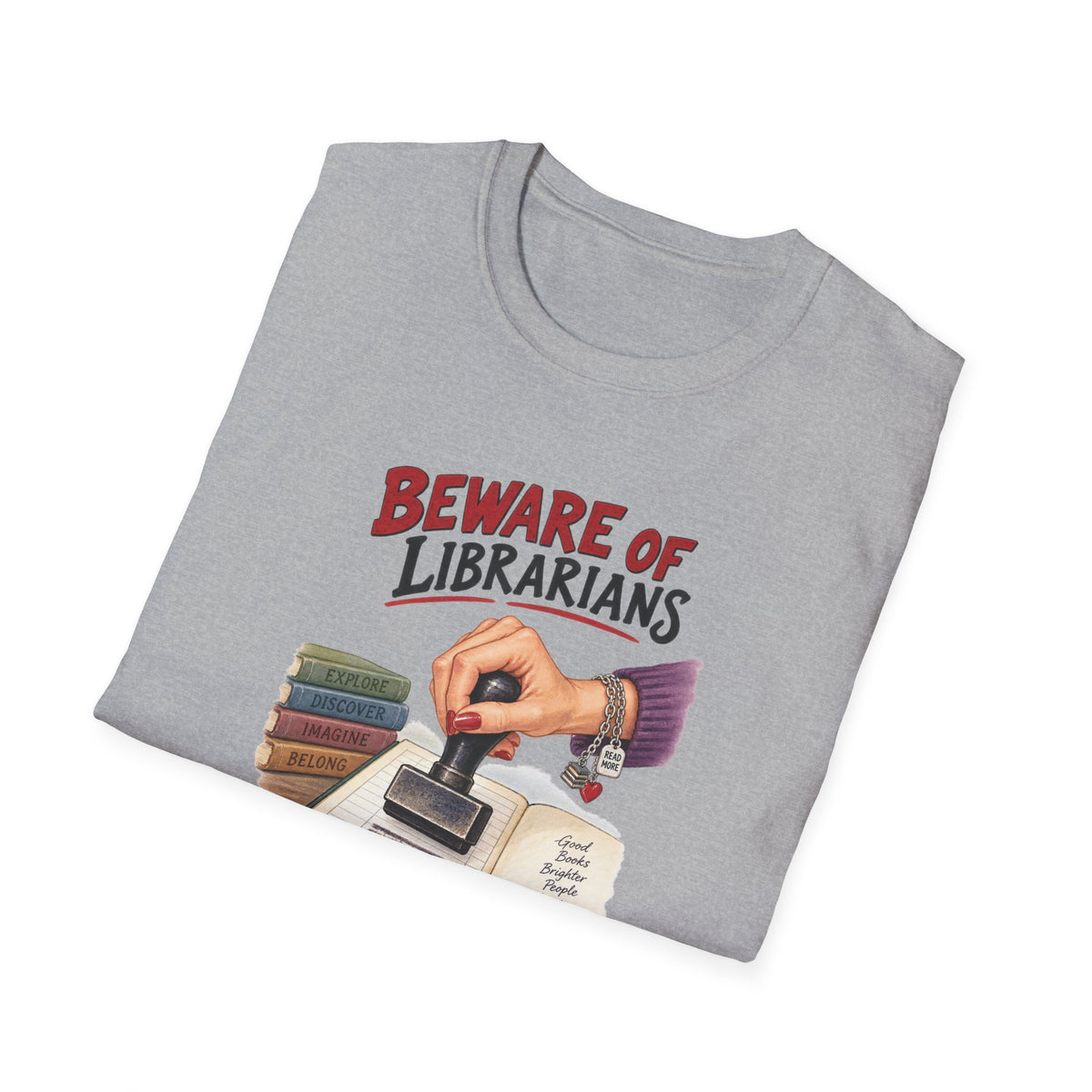Beware of Librarians – They’ll Be Checking You Out | Funny Librarian T-Shirt