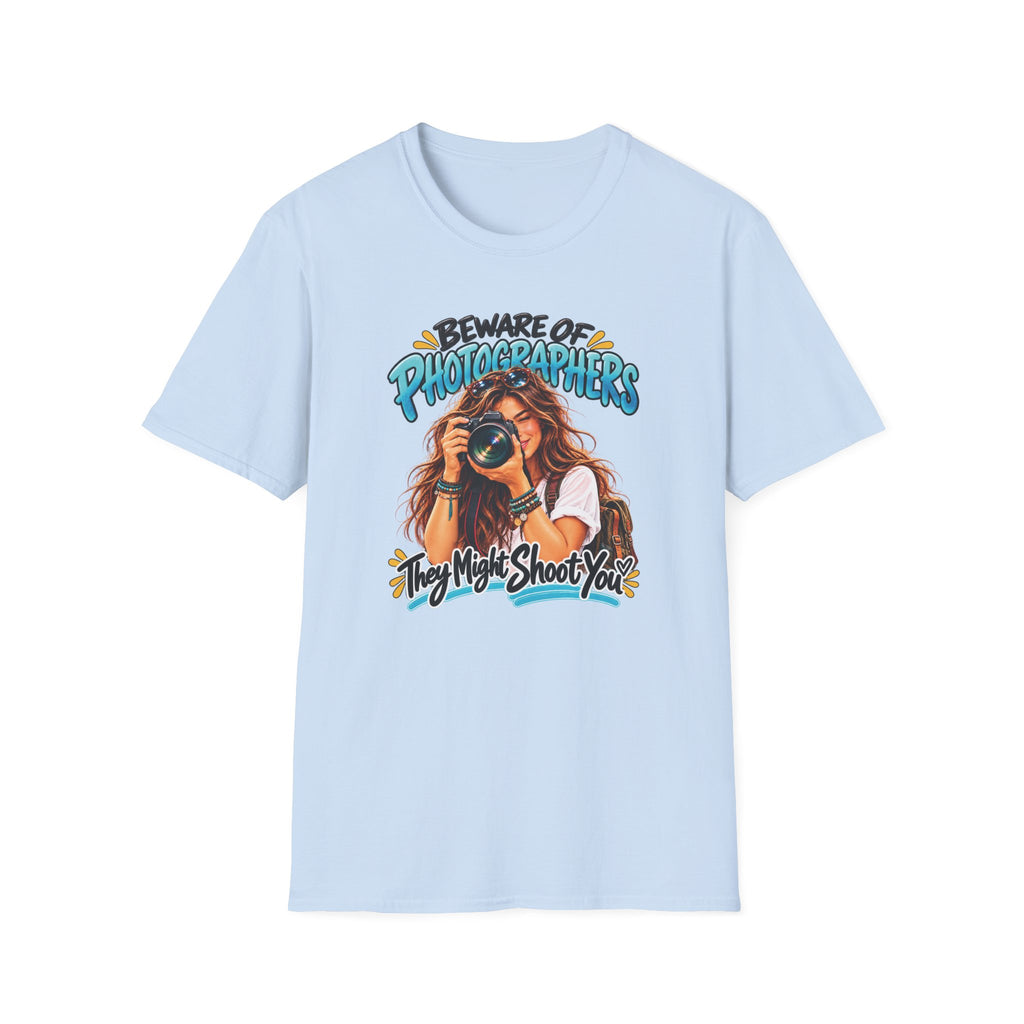 Beware of Photographers – They Might Shoot You | Funny Photographer T-Shirt