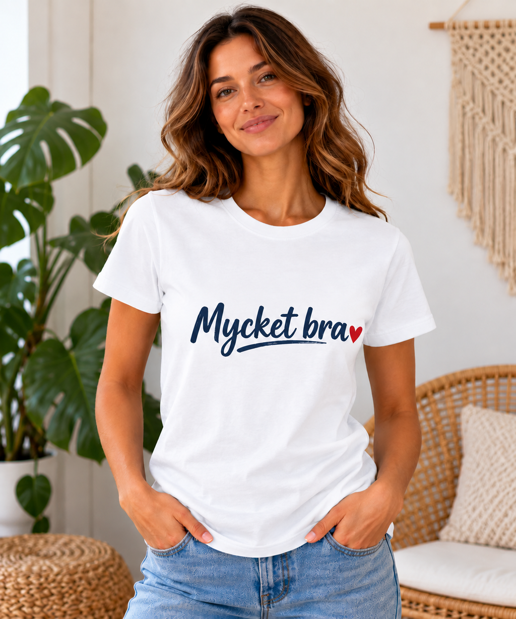 Mycket Bra – Very Good | Swedish Phrase T-Shirt