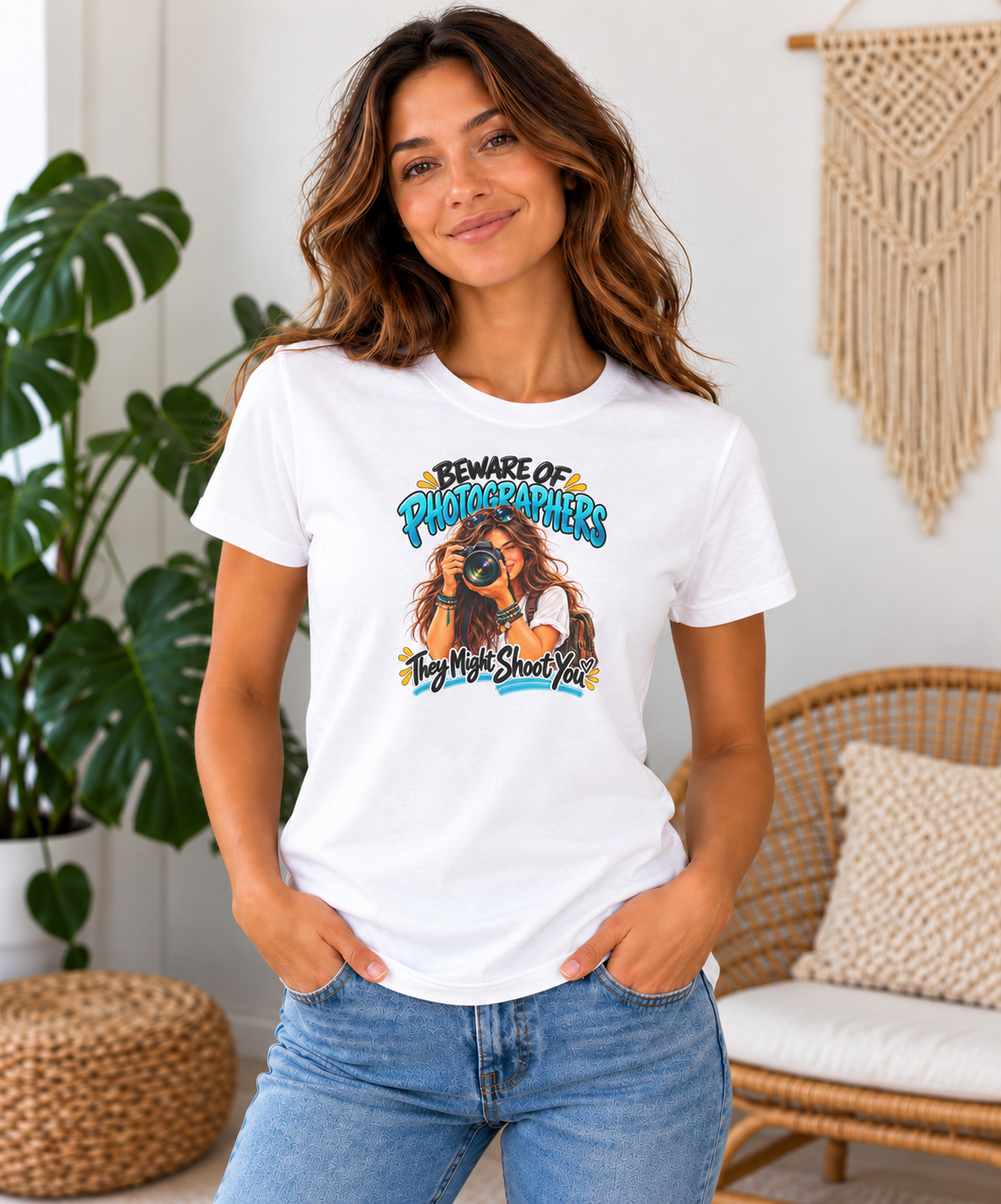 Beware of Photographers – They Might Shoot You | Funny Photographer T-Shirt